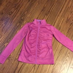 Girls C9 full zip light jacket with thumb hole